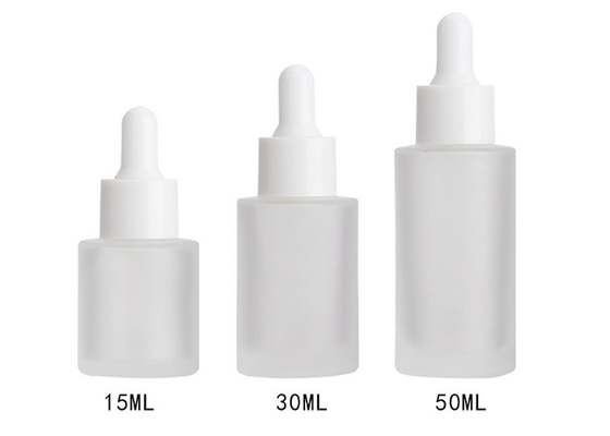White Lids Cosmetic Dropper Bottler Antiskid Bottom Fragrance Oil Bottle