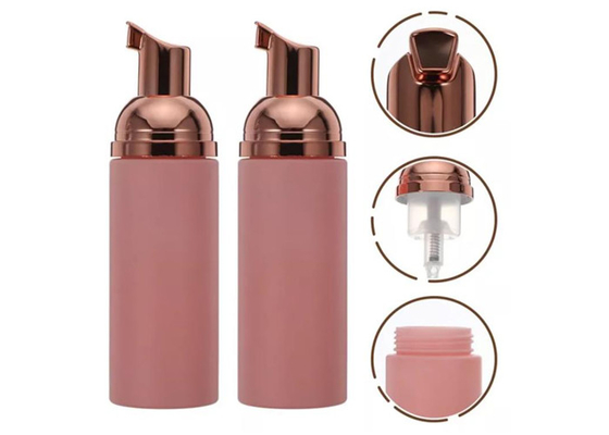 60ml 2oz Pink Pet Cleanser Pump Bottle Travel Size Foaming Bottle