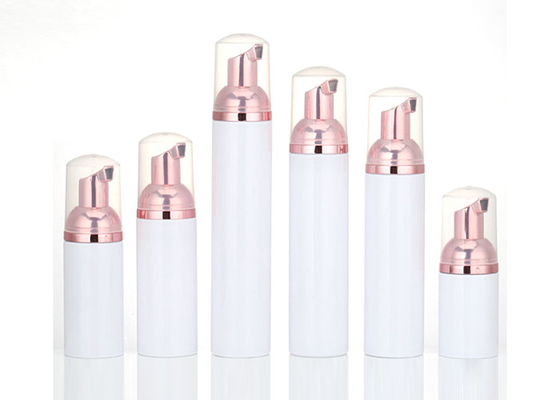 SGS White Body 100ml Foam Pump Bottle Large Caliber Lash Shampoo Packaging