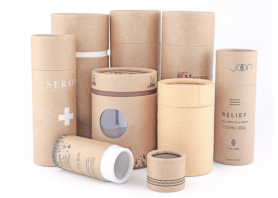 Embossing Kraft Paper Tube Packaging
