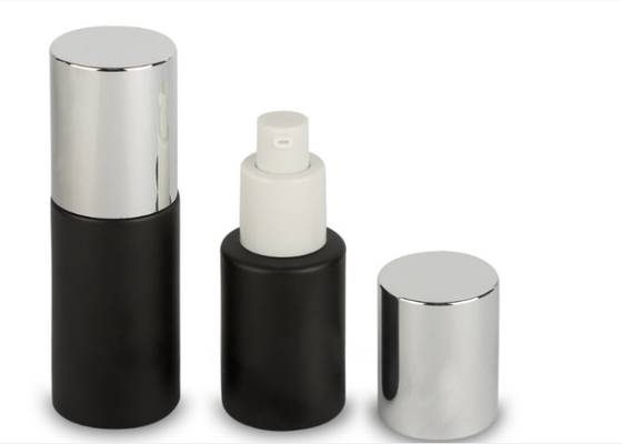 Light Proof Glass Skincare Lotion Bottle 30ml Serum Pump Bottles