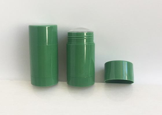 Green 50G AS Plastic Deodorant Tubes 84mm Empty Stick Deodorant Containers