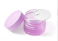 Purple Body Cream Glass Cosmetic Jar 1.7oz 50g Matte Round Smell Proof