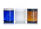 500ml Frosted Cobalt Blue Glass Cosmetic Jars Candle Glass Container 500g