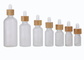 Leak Free 8 Oz Dropper Bottle , Bamboo Dropper Bottle For Face Oil