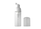 SGS 50ml Plastic Foaming Soap Dispenser White Clear Hand Sanitizer Bottle