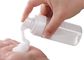 SGS 50ml Plastic Foaming Soap Dispenser White Clear Hand Sanitizer Bottle
