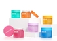 Frosted 100ml 200ml Cosmetic Glass Jars Facial Cream Jar Silkscreen Printing