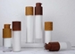 Matte Bamboo Airless Bottle , 30ml Airless Pump Bottle For Face Serum