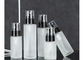 Pearl White 50ml 100ml Cosmetic Spray Pump Bottle Lead Free Sturdy Glass