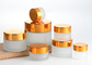 Silkscreen Printing Clear 2 Oz Glass Cosmetic Jars Custom Moisture Proof