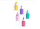 1oz Empty Essential Oil Bottles Rainbow Flat Shoulder Cosmetic Packing Bottle