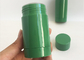 Green 50G AS Plastic Deodorant Tubes 84mm Empty Stick Deodorant Containers