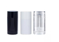 Black Bottom Filled AS Plastic Deodorant Containers Bulk 30g 30ml 77.5mm Height