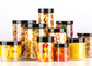 SGS 30ml-1000ml Cosmetic Food Packaging Jar Amber Black Pet Cream Jar With Lids