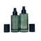 Small Green Cosmetic Glass Lotion Bottles 40ml 50ml 100ml 150ml
