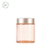 Pink 20g Face Cream Glass Jar With Gold Lids